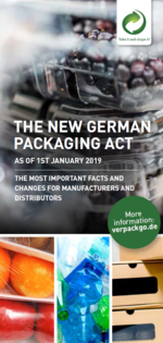 The new German Packaging Act as of 1st January 2019