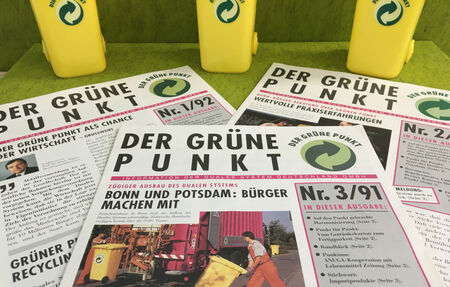 Vor 30 Jahren startete die Gelbe Wertstofferfassung in Bonn und Potsdam, organisiert vom Grünen Punkt (Bild: Der Grüne Punkt).
