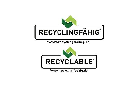 Der Grüne Punkt wertet sein Label Recyclingfähig/ Recyclable auf
